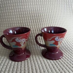 Frangelico Liqueur Linda Frichtel Signed 2 MUSICIANS DREAM Mugs Coffee Cups